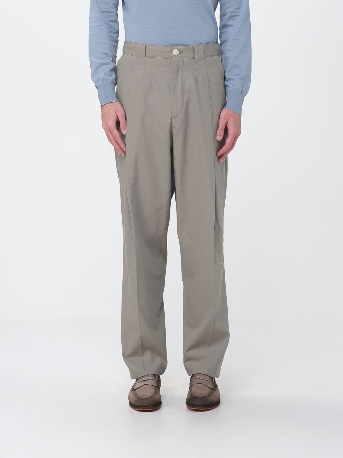 Brunello Cucinelli Cotton Tailored Trousers