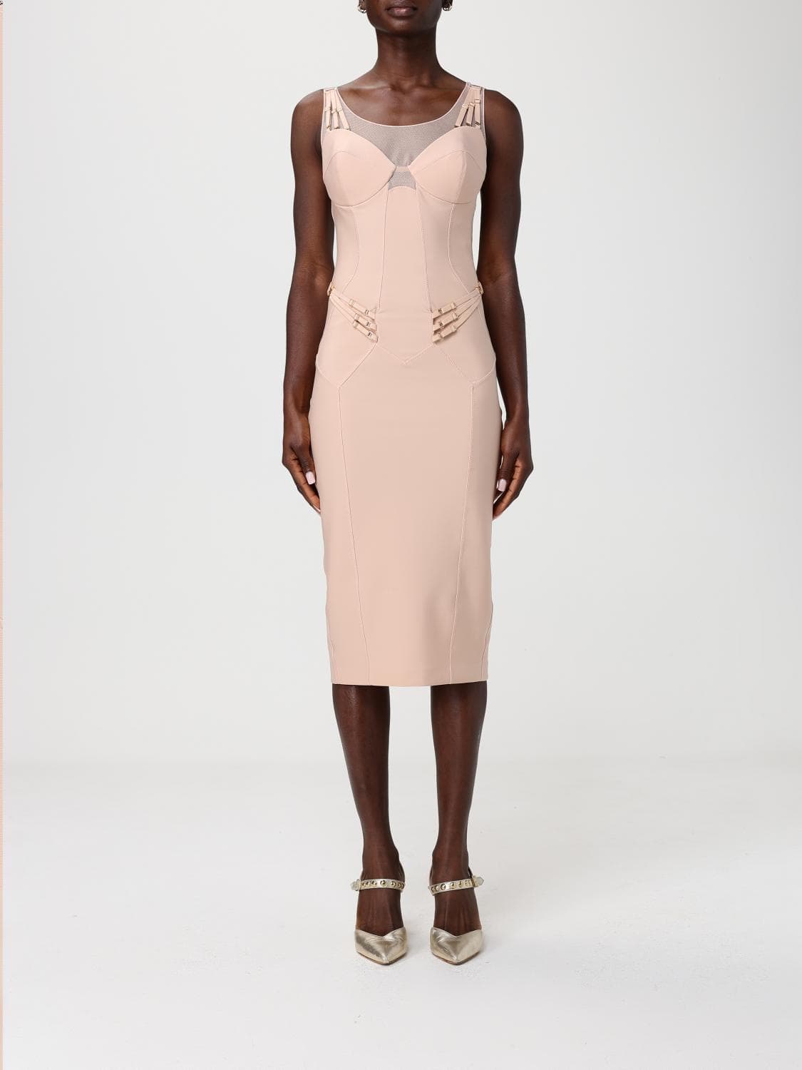 Elisabetta Franchi Jersey Bustier Dress · 44