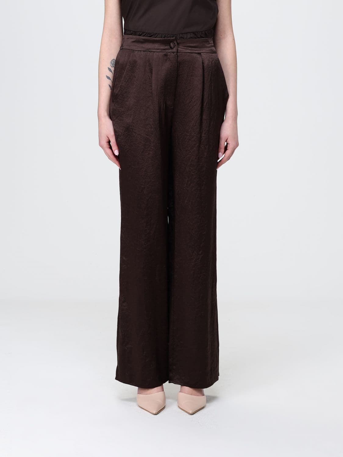 Liu Jo Satin Palazzo Trousers