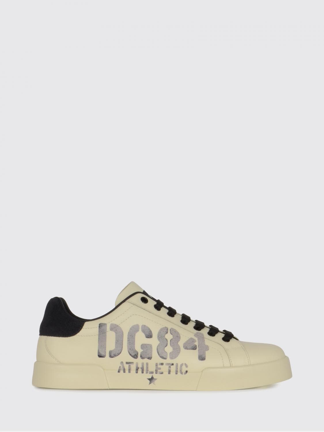 Dolce & Gabbana Portofino Light Strobel Leather Sneakers · 42
