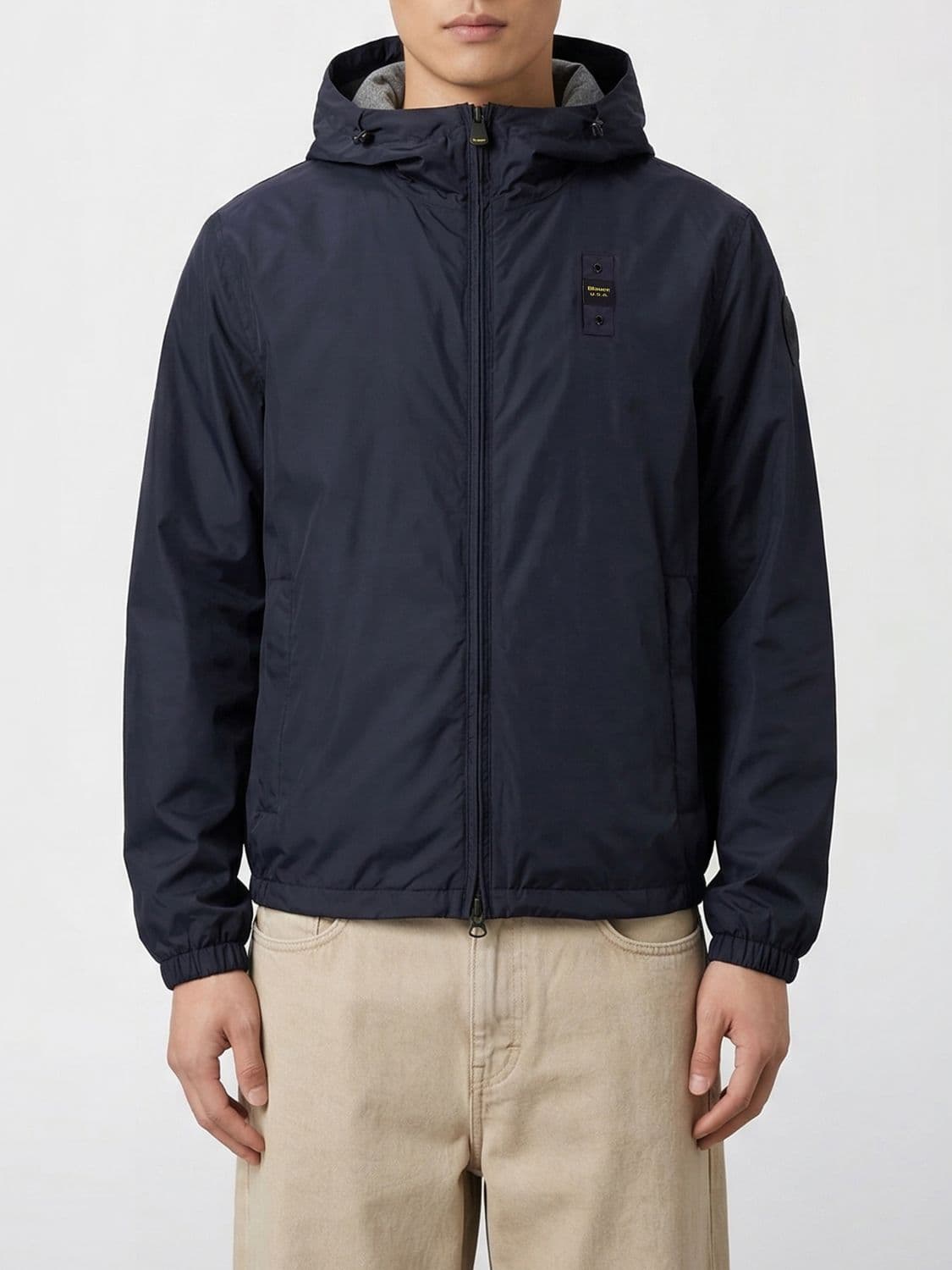 Blauer Cotton Lined Nylon Windbreaker