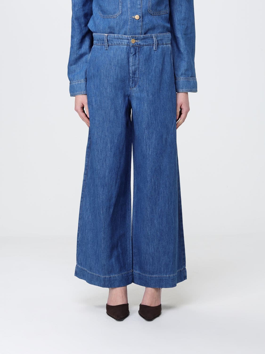 's Max Mara Mastice Wide Leg Denim Jeans