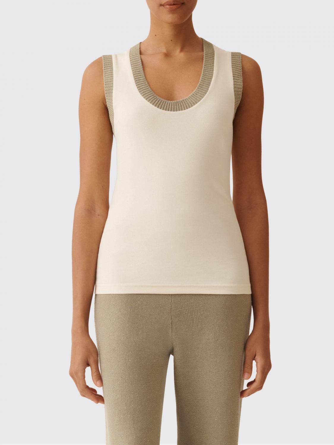 Fabiana Filippi Cotton Knit Top