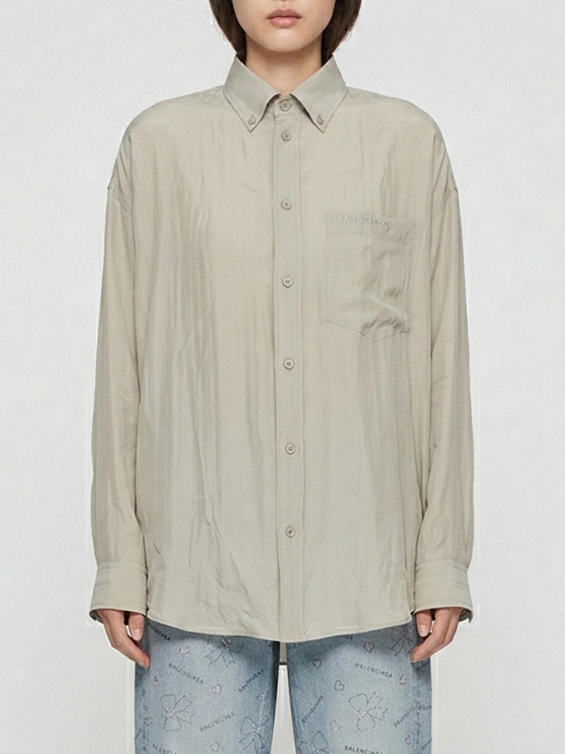 Balenciaga Cupro Shirt