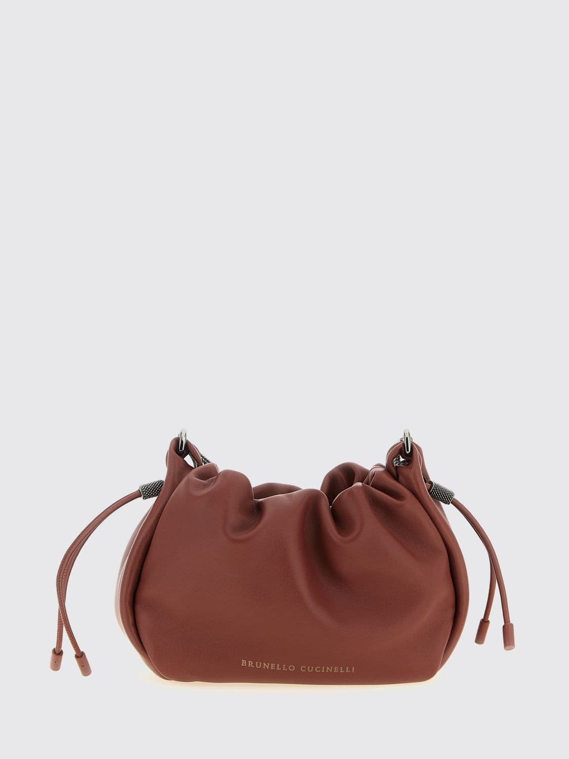 Brunello Cucinelli Mellow Leather Bucket Bag