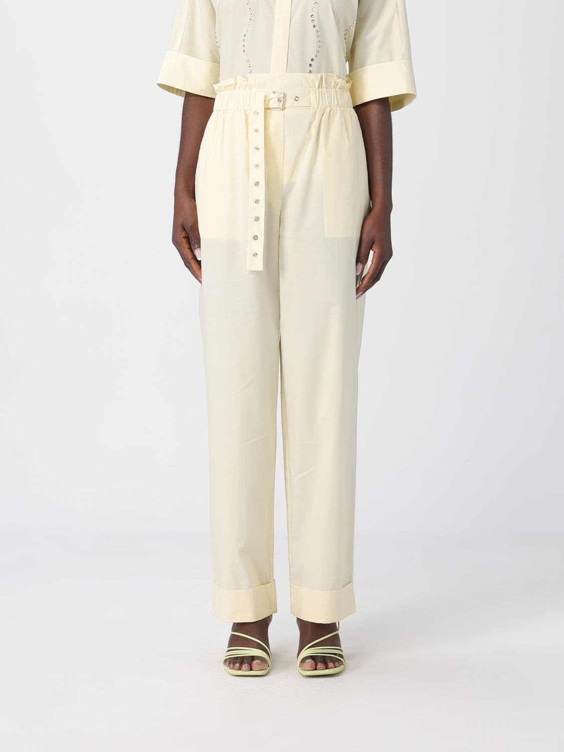Liu Jo Slim Fit Cotton Pants