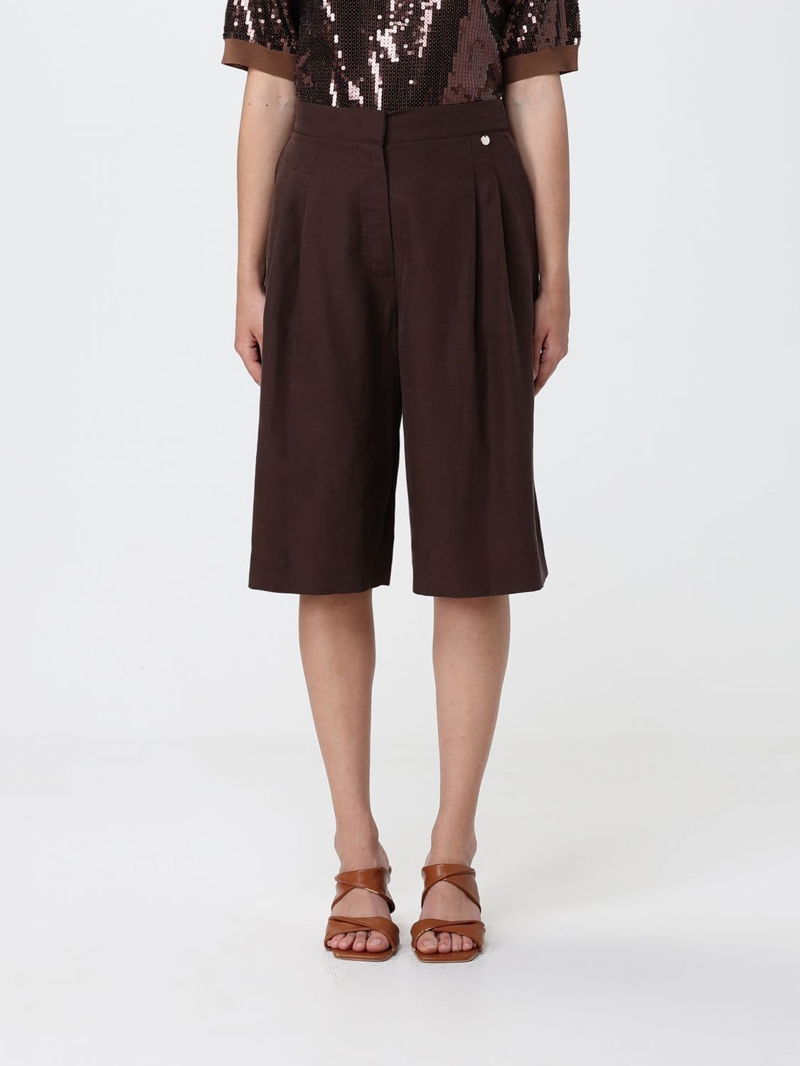 Liu Jo Tailored Cotton Blend Pants