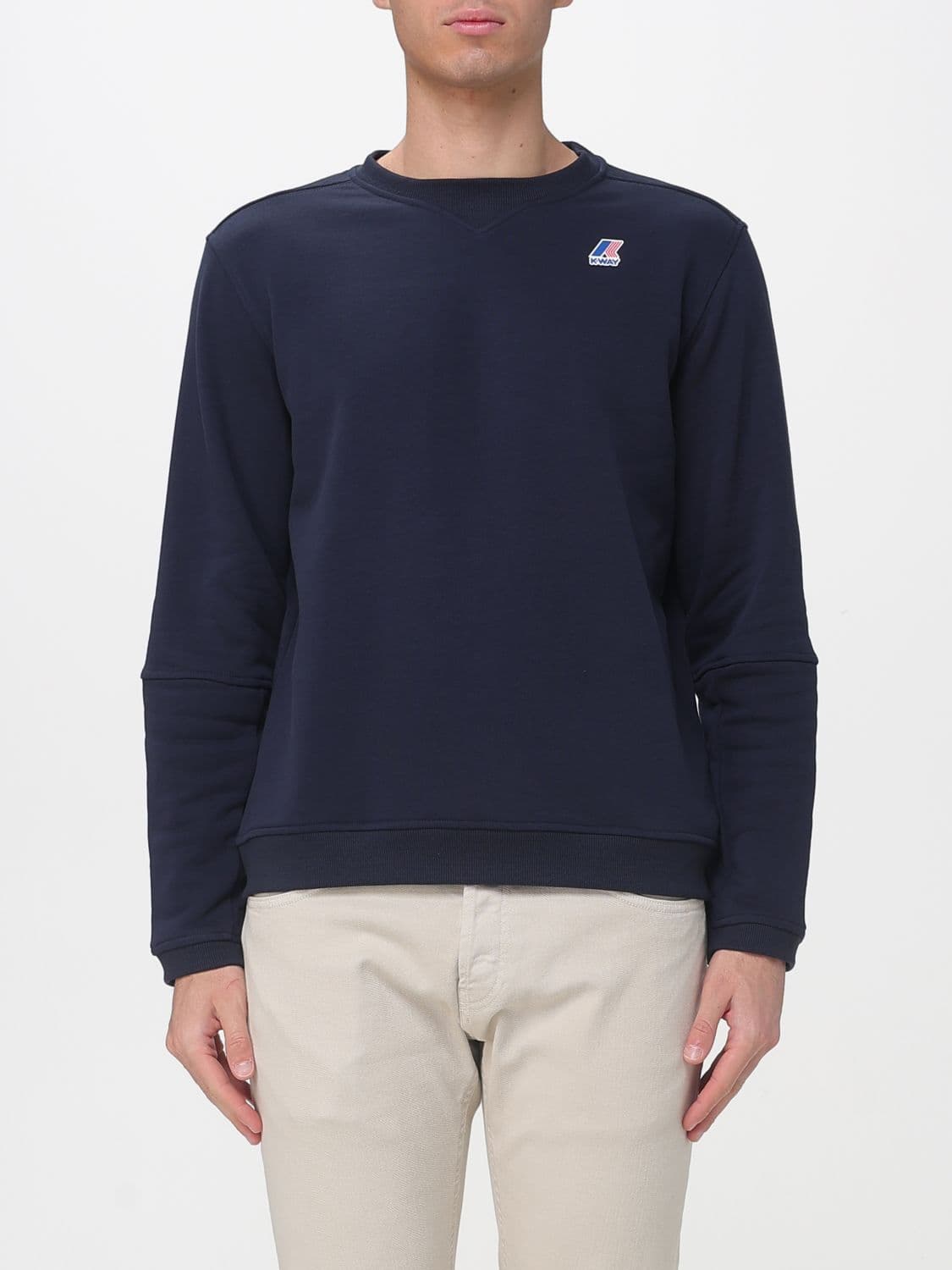 K-Way Cotton Blend Crewneck Sweatshirt