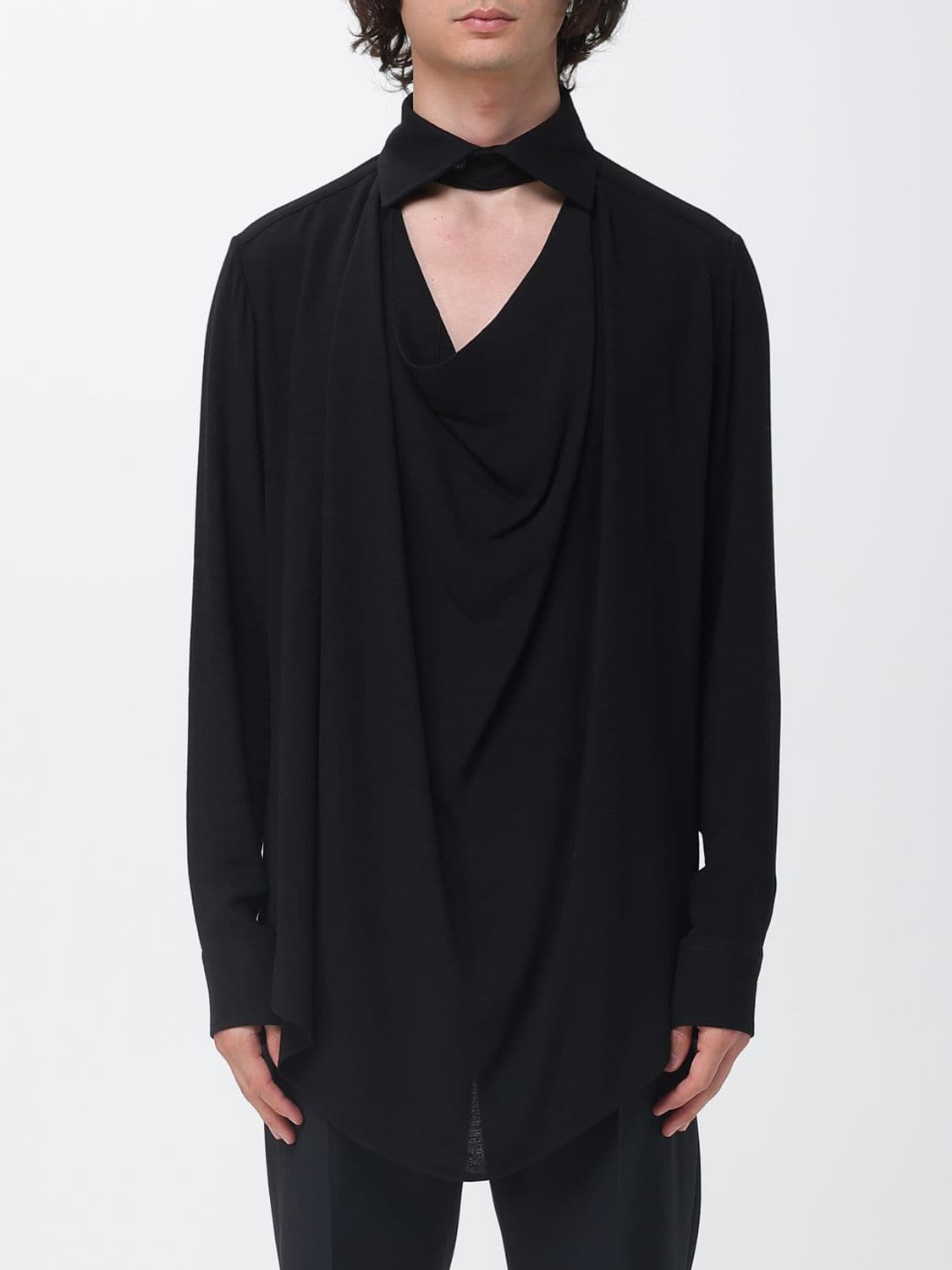 Vivienne Westwood Viscose T-Shirt with Scarf Collar