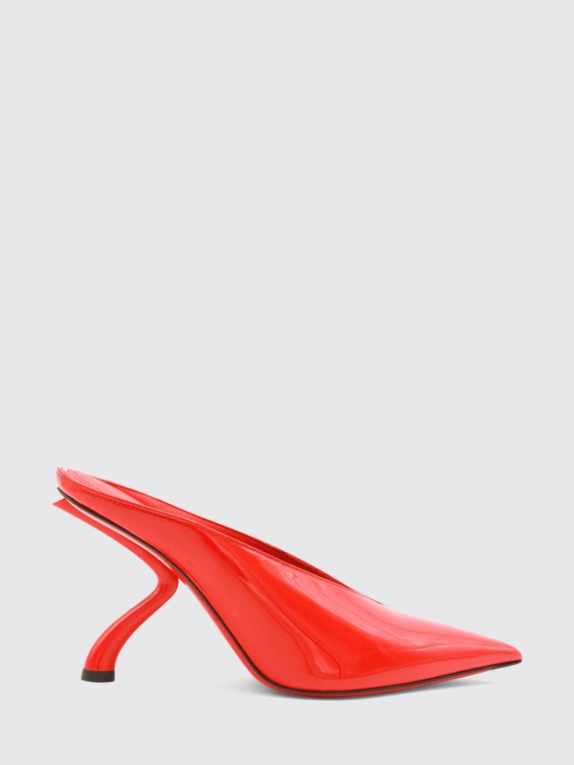 Ferragamo Itaca Patent Leather Mules