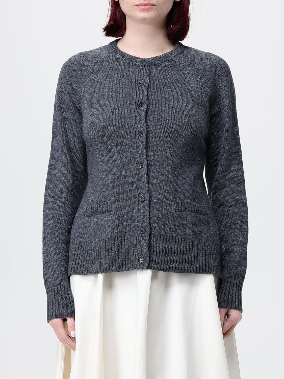 Cordera Wool Crew-Neck Cardigan