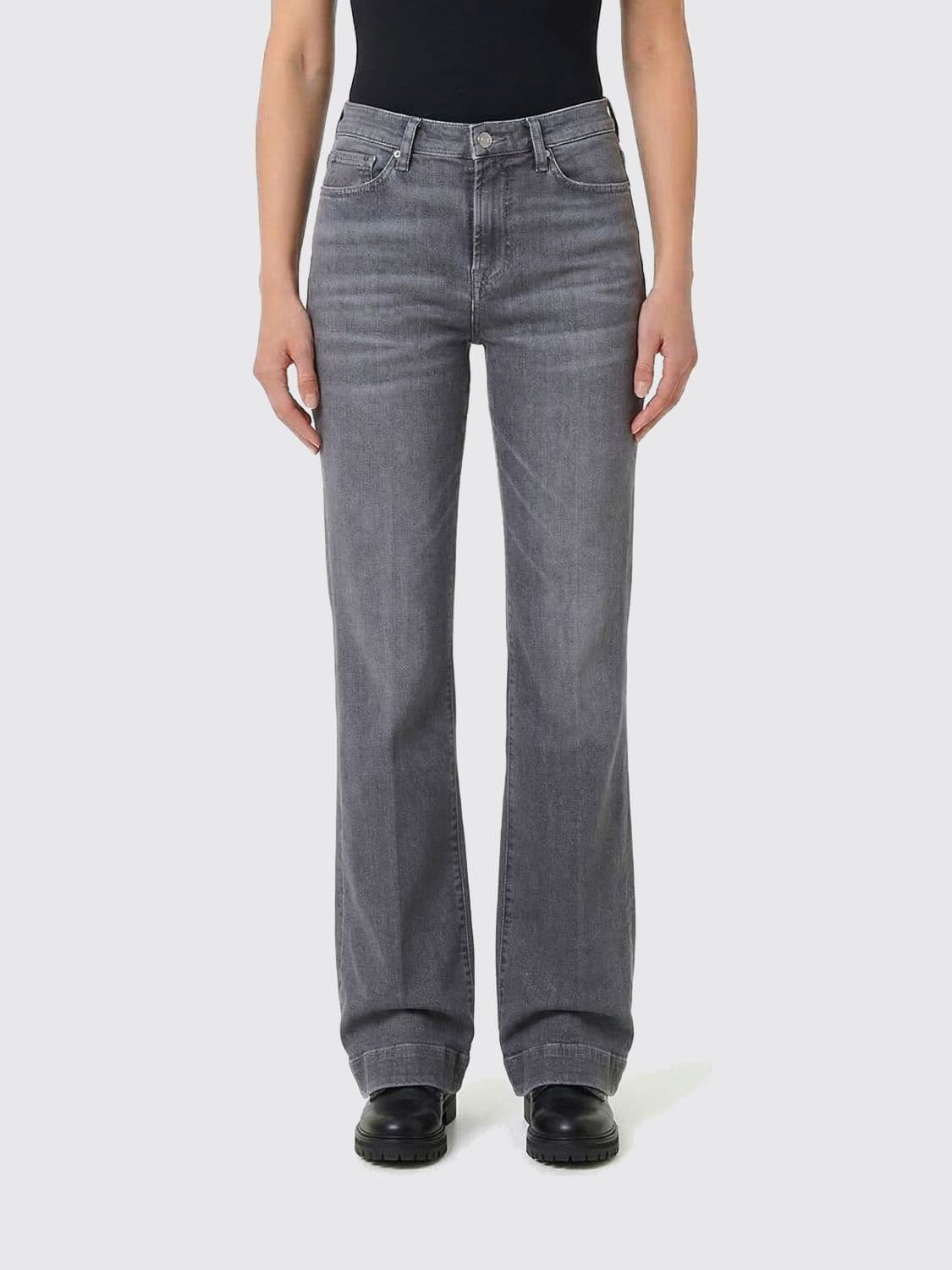 7 For All Mankind Stretch Denim Flared Jeans
