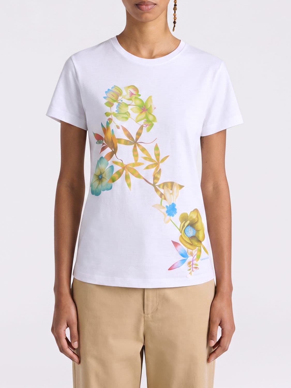 Momonì Floral Cotton T-Shirts