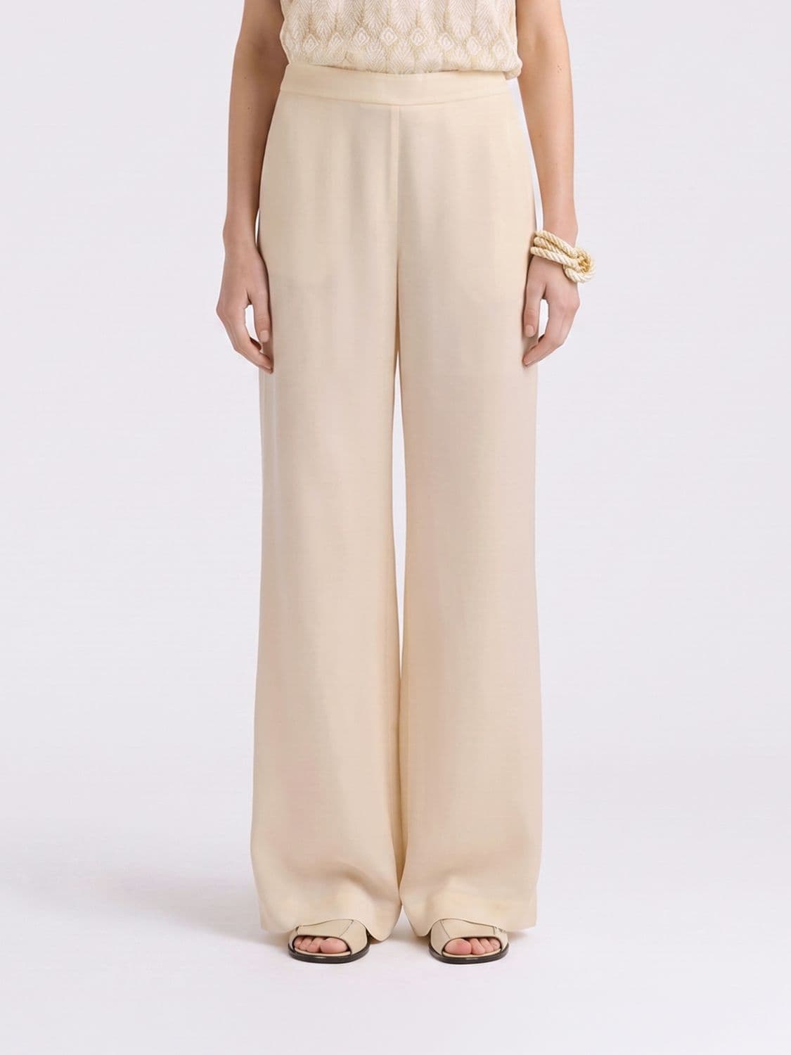 Momonì Viscose Palazzo Trousers
