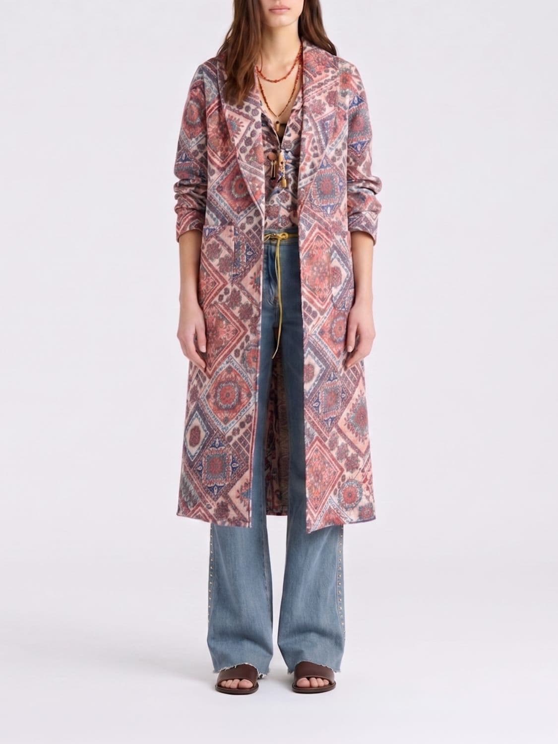 Momonì Printed Colibri Coat