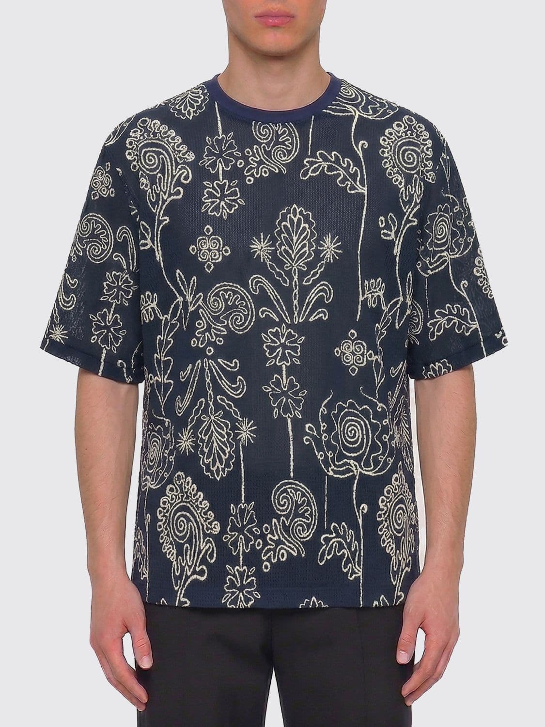 Giorgio Armani Printed Cotton T-Shirt