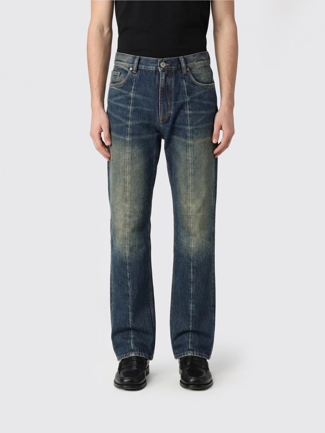 Versace Used Denim Straight Jeans