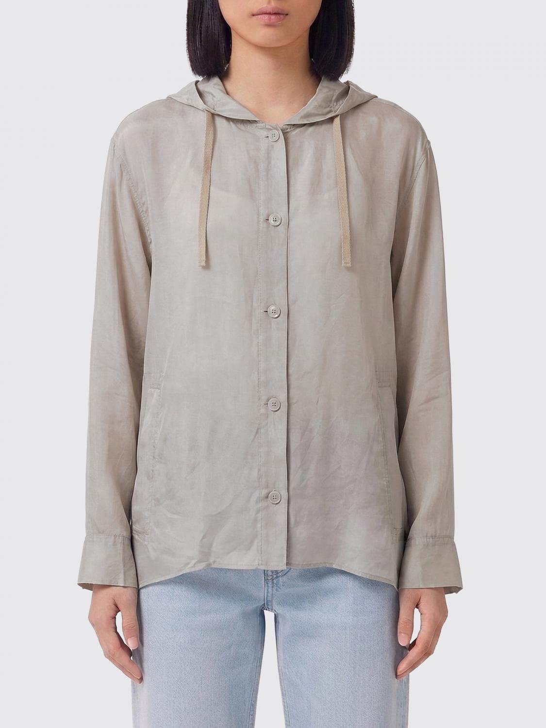 Our Legacy Cupro Hooded Shirt