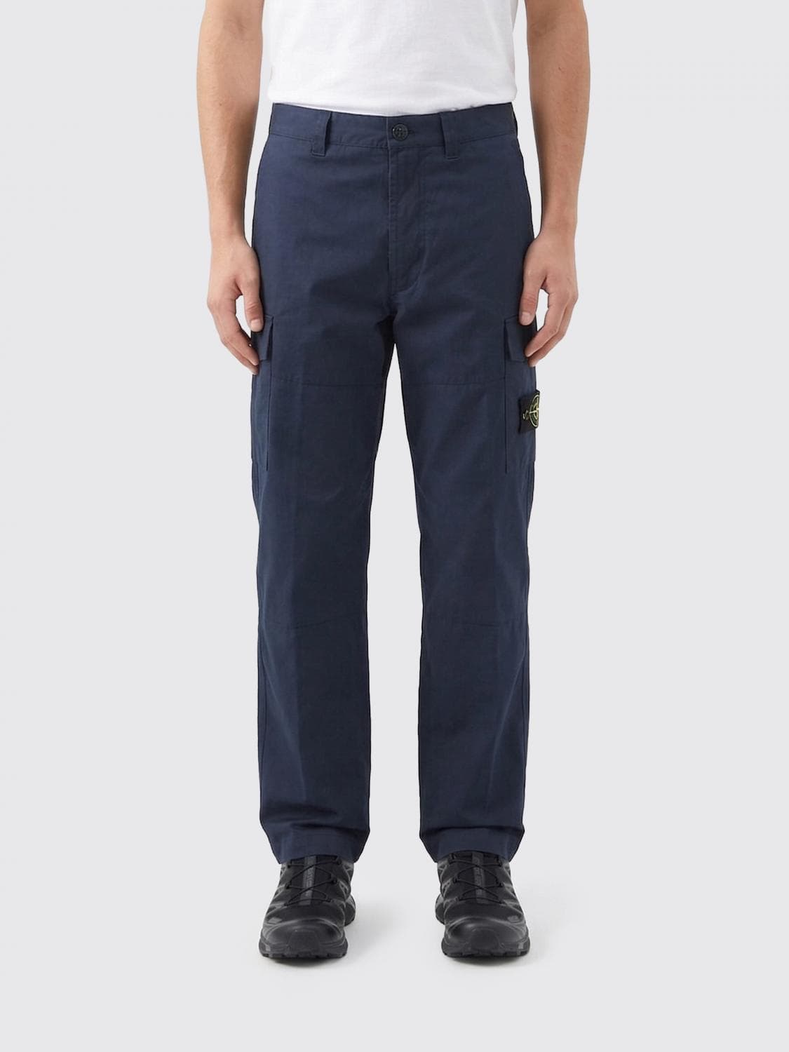 Stone Island Stretch Cotton Cargo Pants