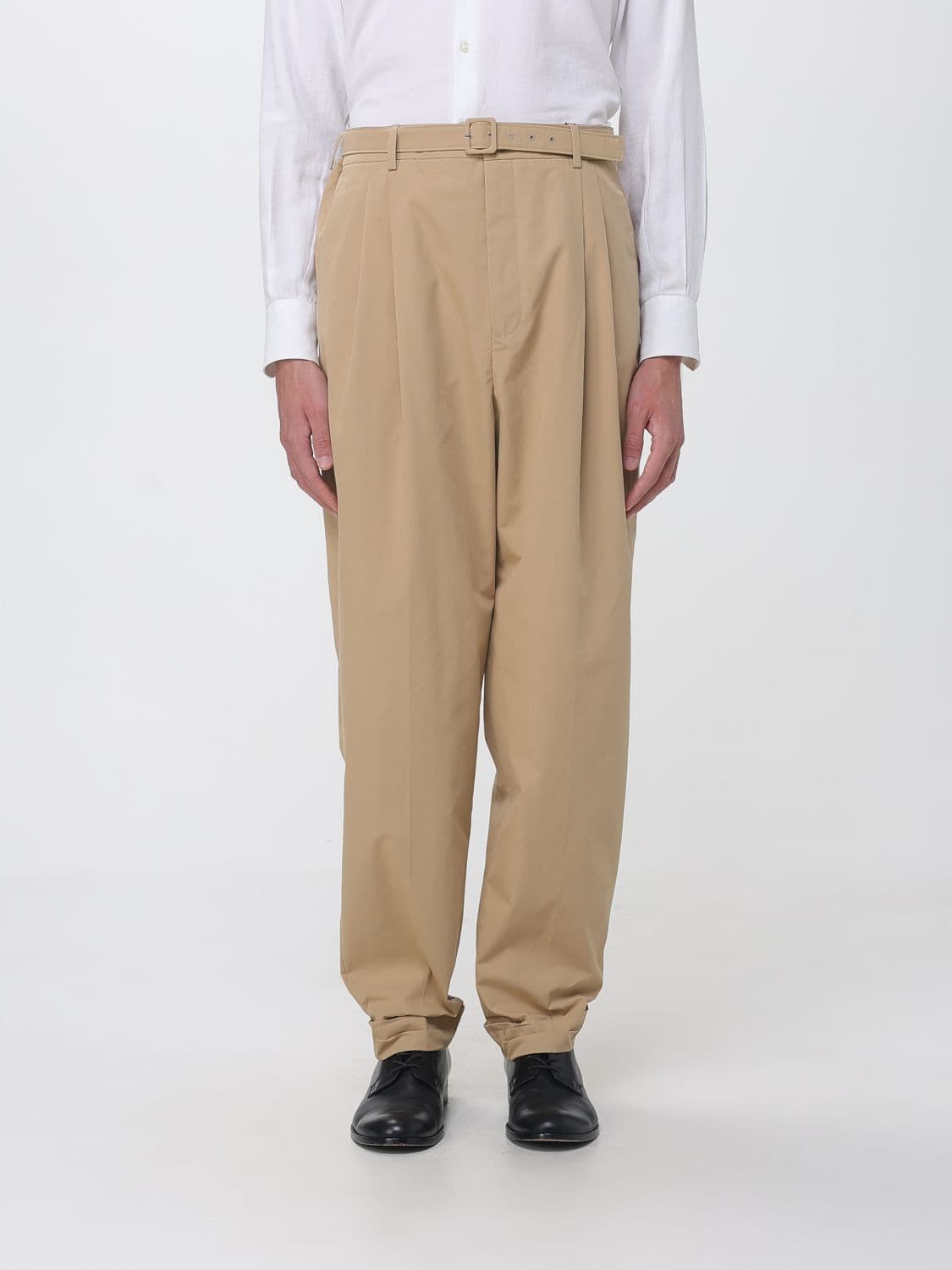 Saint Laurent Pants Men color Beige