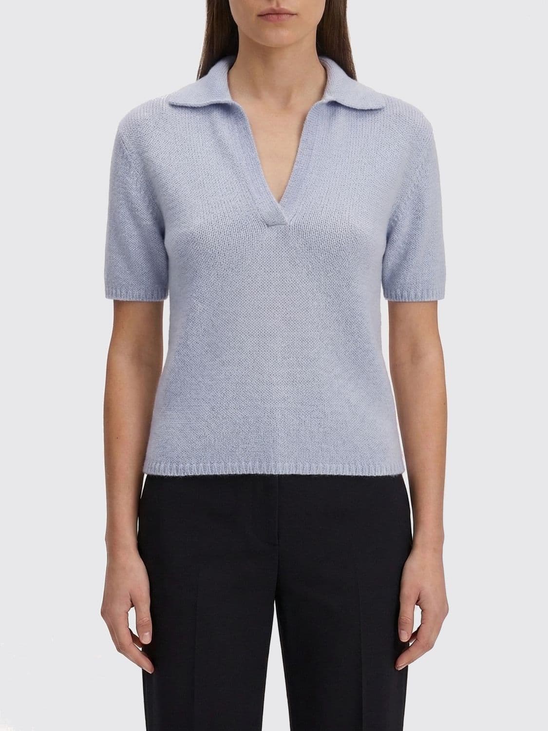 Gabriela Hearst Cashmere Knit Polo Shirt · S
