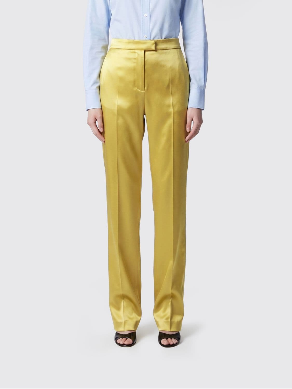 Valentino Stretch Silk Tailored Trousers · 42