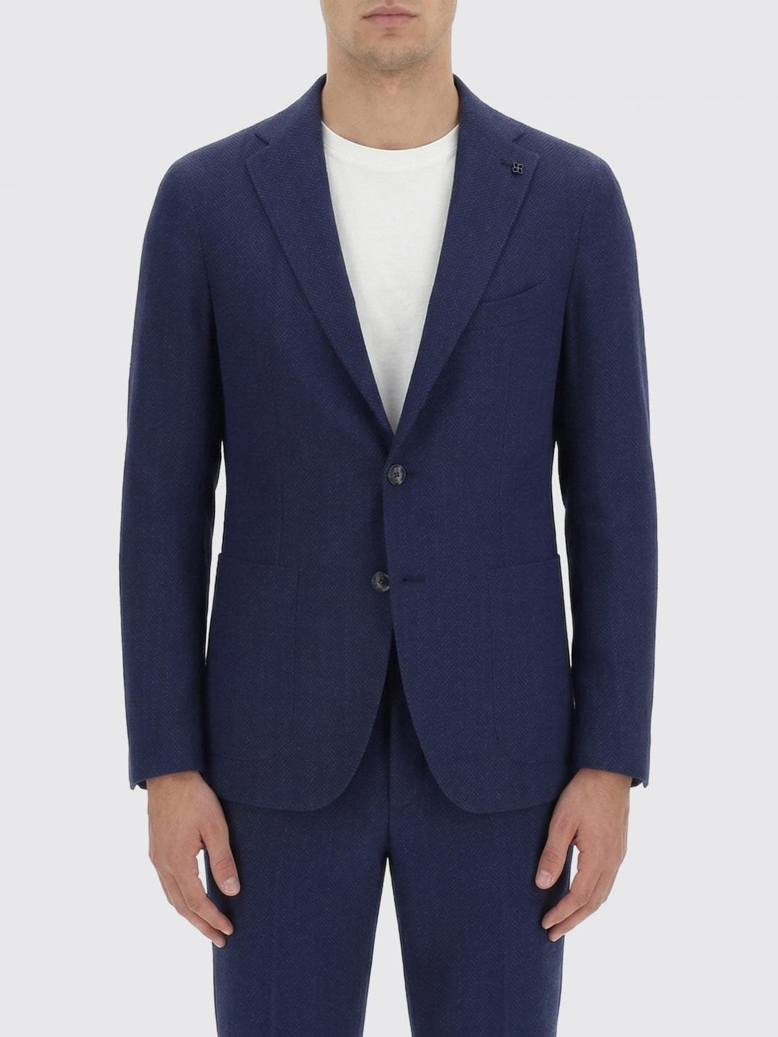 Tagliatore Single-Breasted Wool Blend Blazer · 44