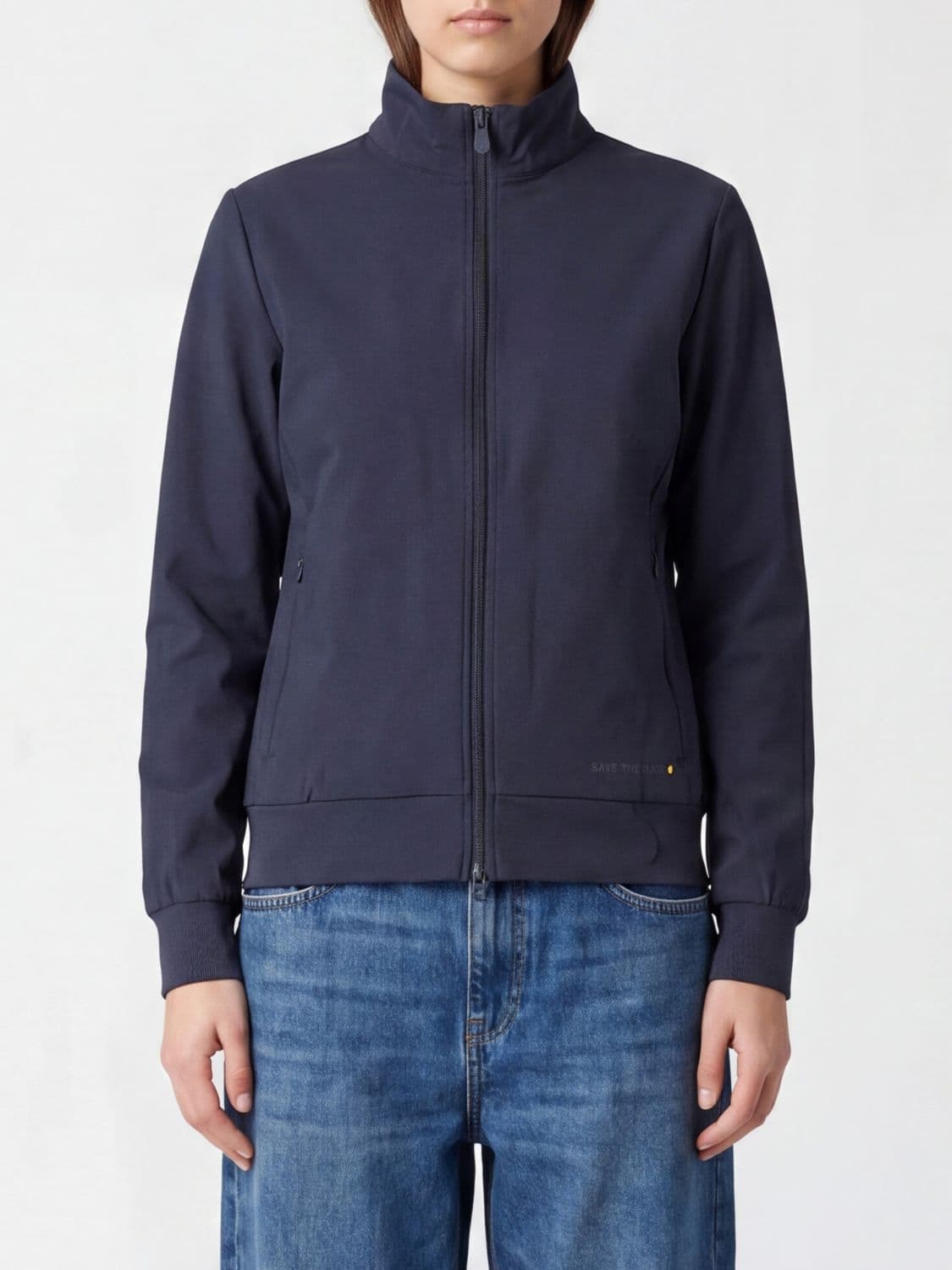 Save The Duck Stretch Nylon Zip Hoodie