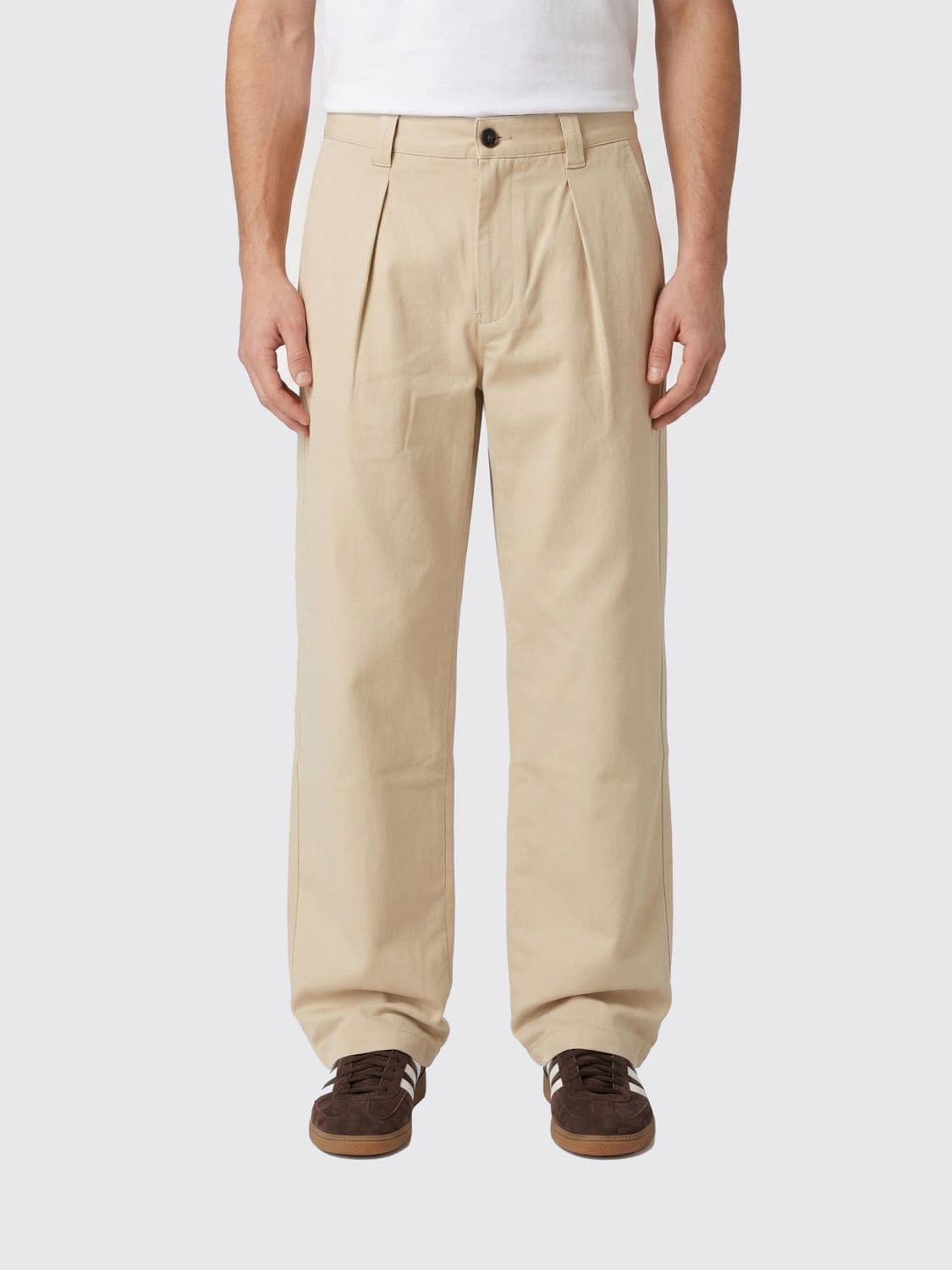 A.p.c. A. P.C. Renato Wide-Leg Trousers in Cotton Blend · 52