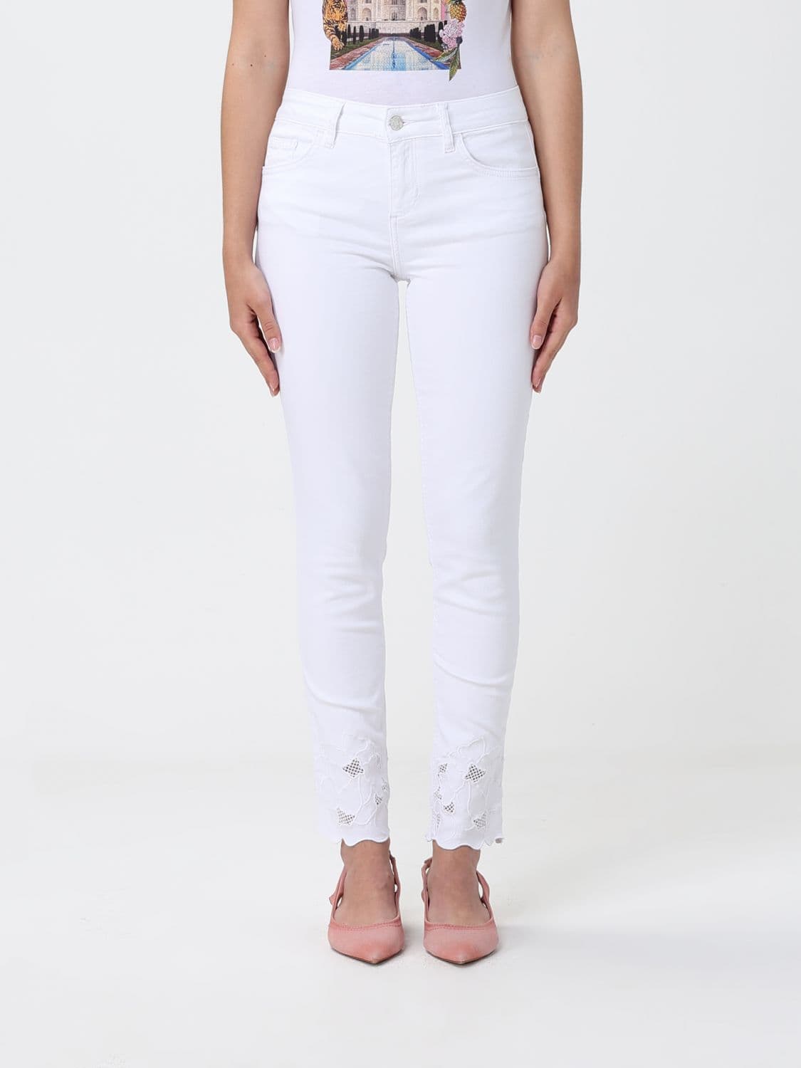 Liu Jo Slim Fit Cotton Denim Jeans