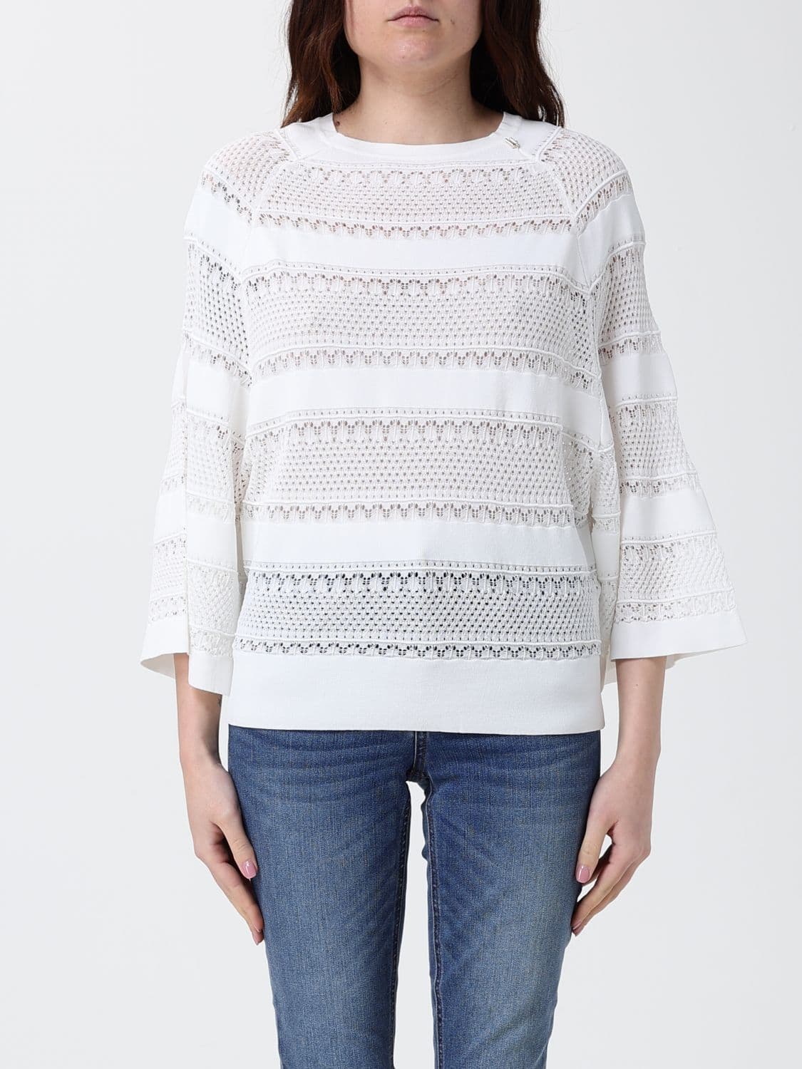 Liu Jo Perforated Viscose Top