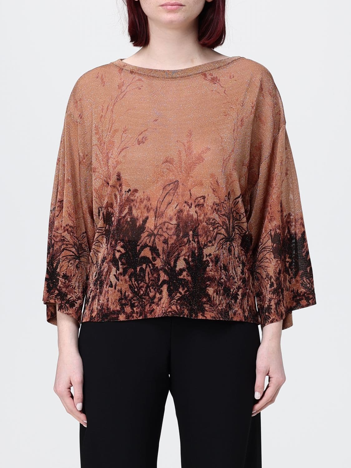 Liu Jo Floral Viscose Blend Top