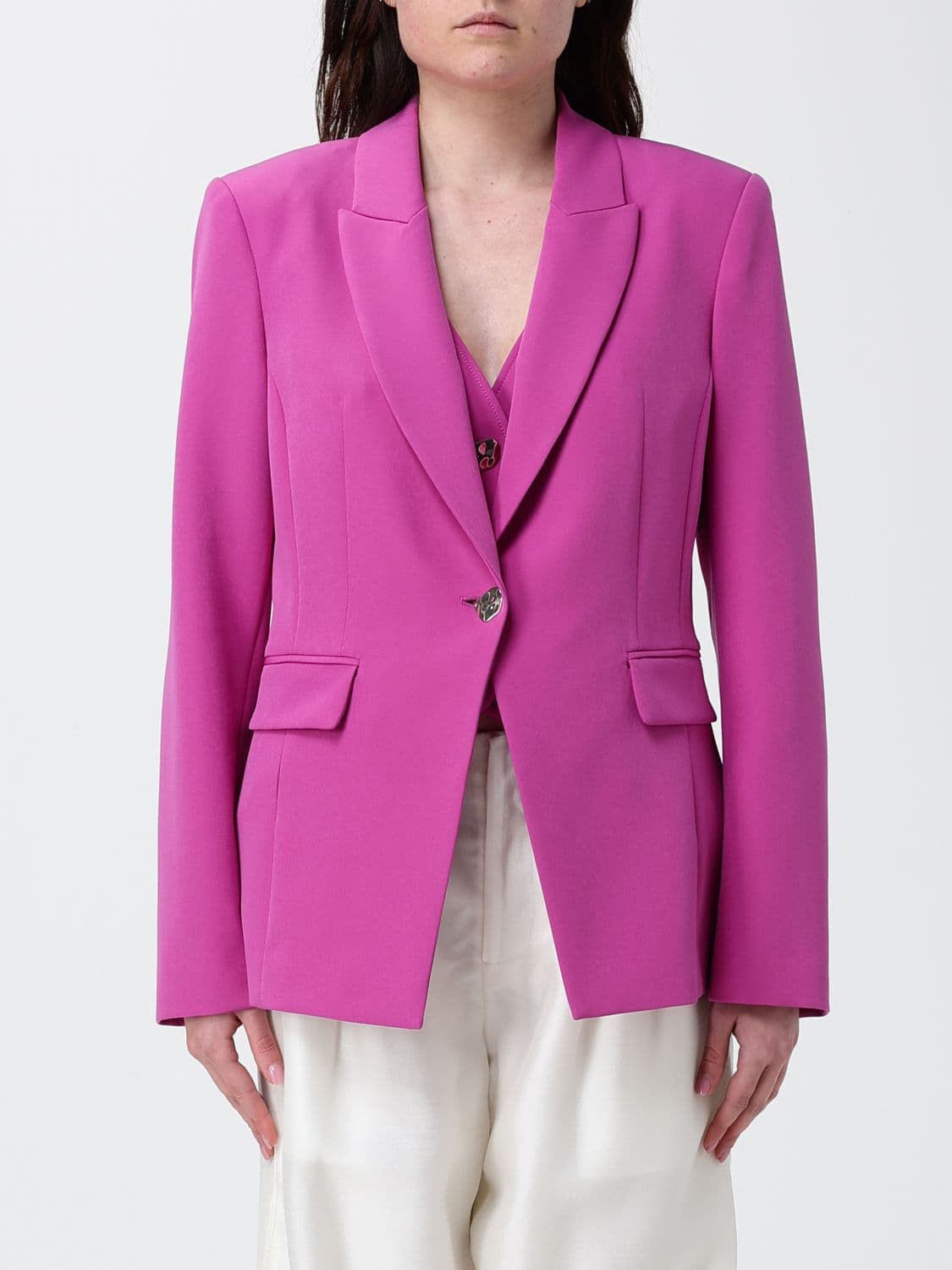 Liu Jo Single-Breasted Polyester Blazer
