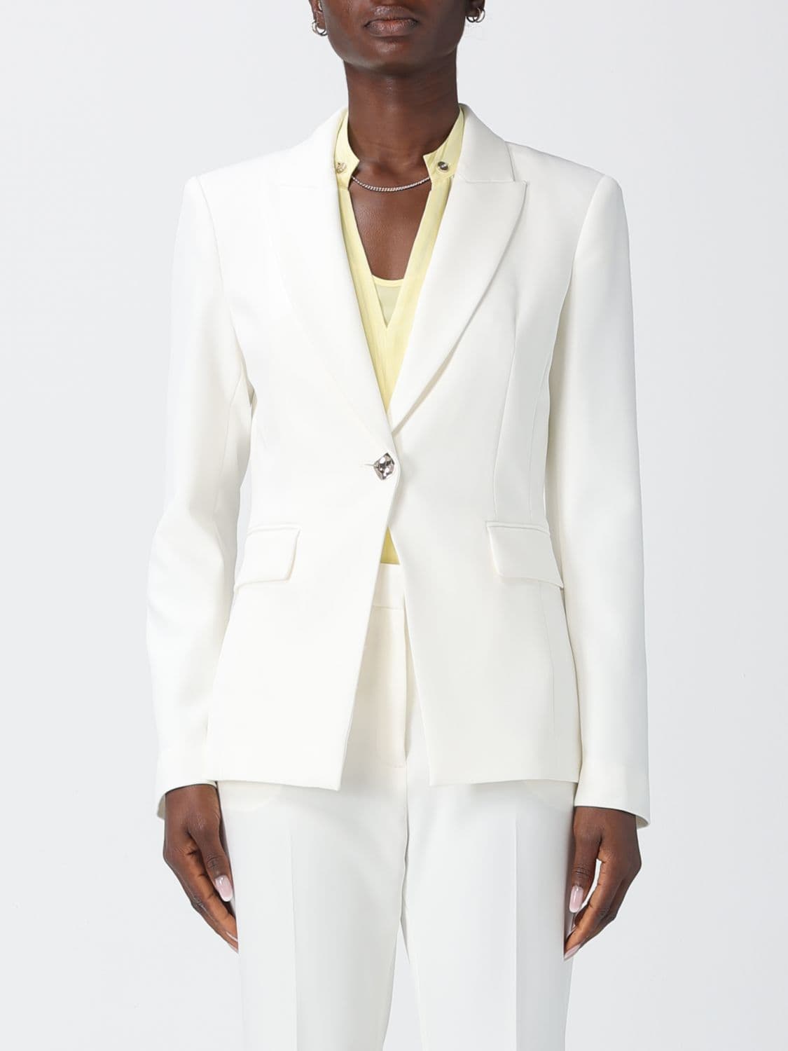 Liu Jo Single-Breasted Polyester Blazer