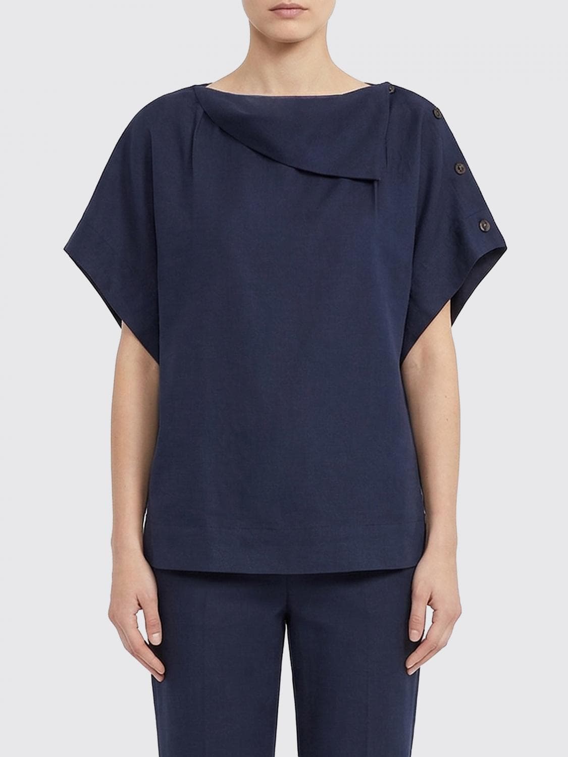 Soeur Cotton And Linen T-Shirt
