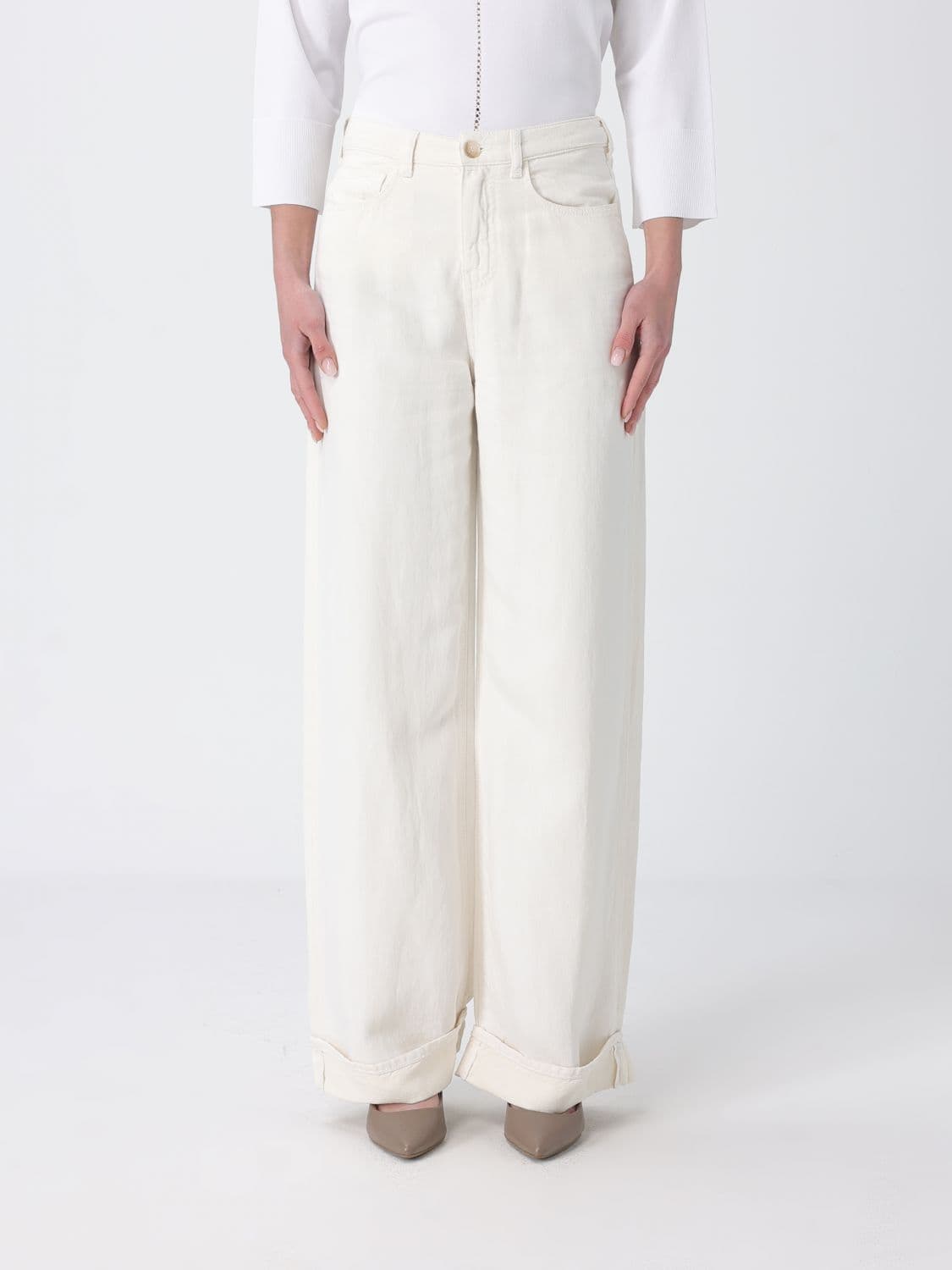 Emporio Armani Denim Wide-leg Jeans