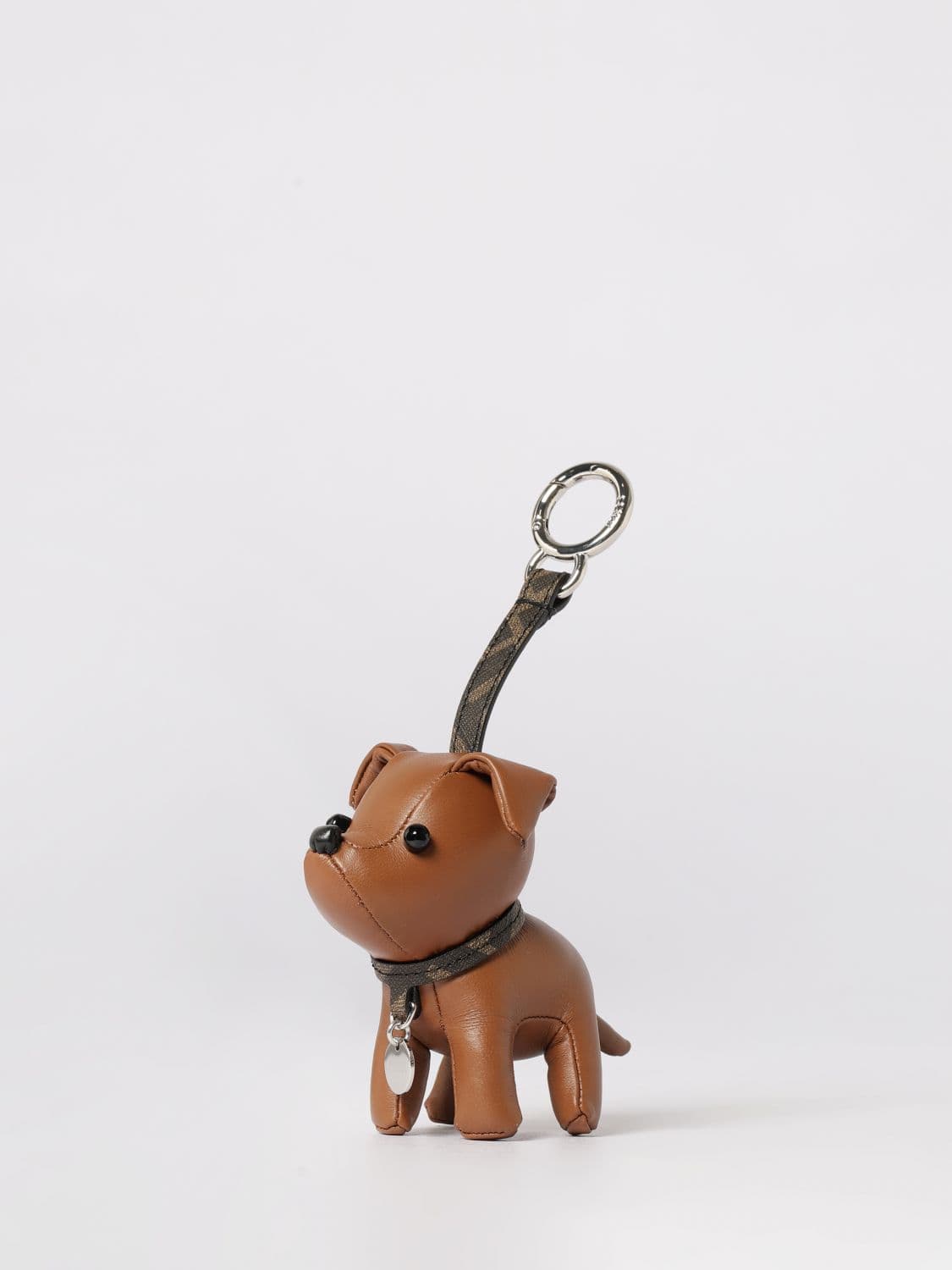 Fendi Dog Leather Keychain · OS