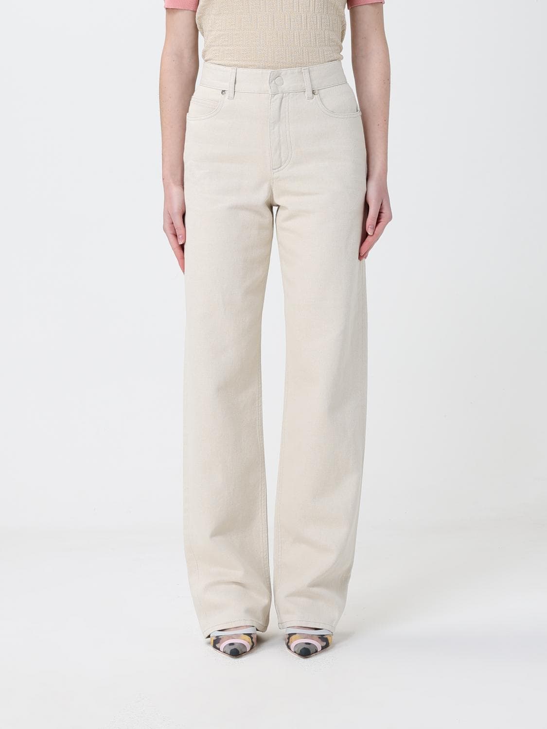 Fendi Denim Straight Jeans