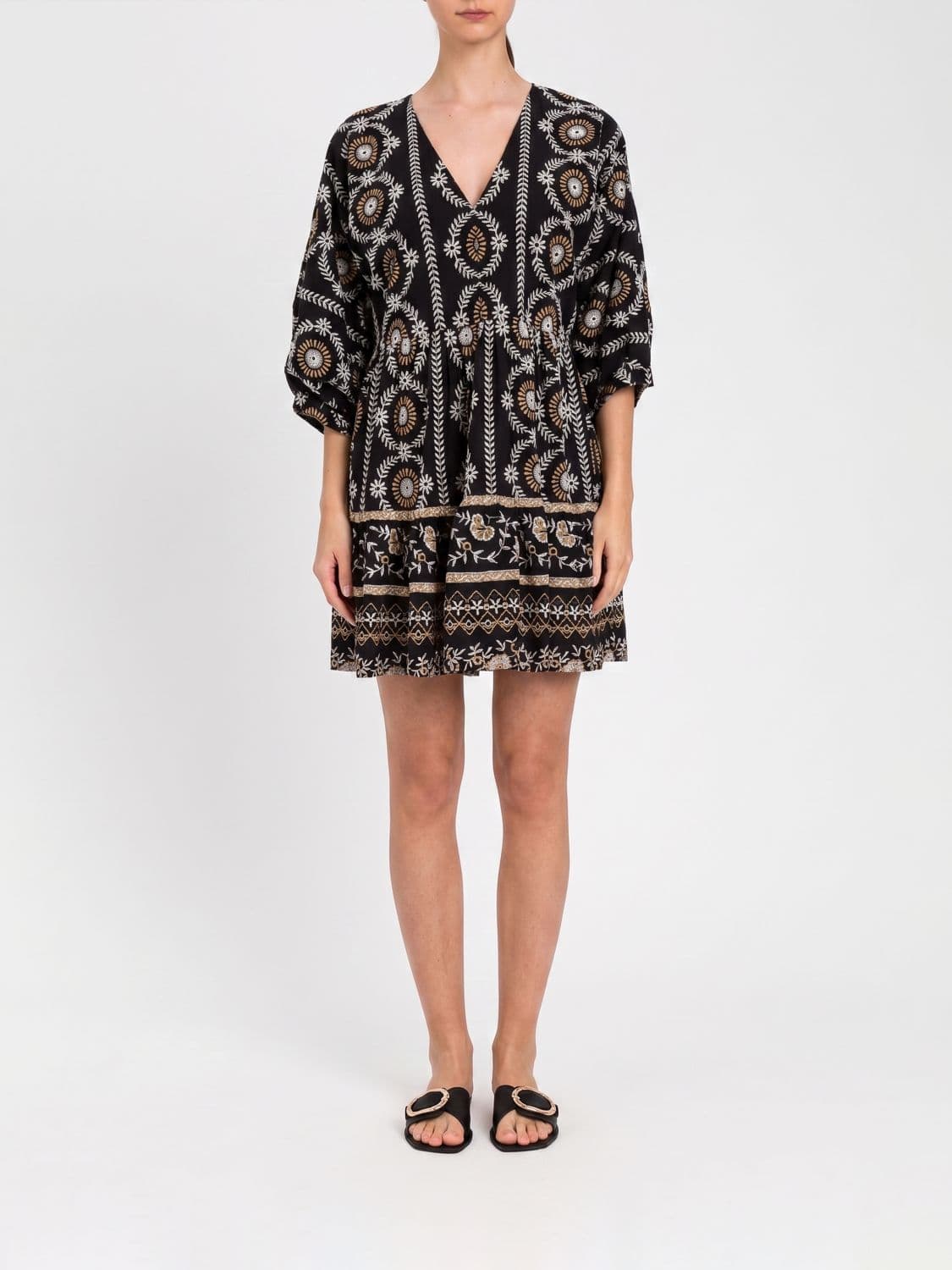 Twinset U & b Chemisier Dress in Printed Cotton