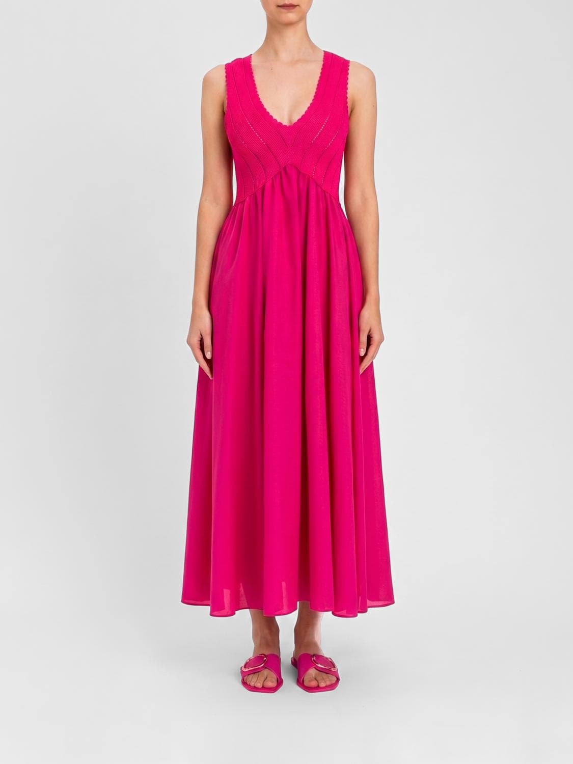 Twinset U & b Midi Dress in Cotton · S