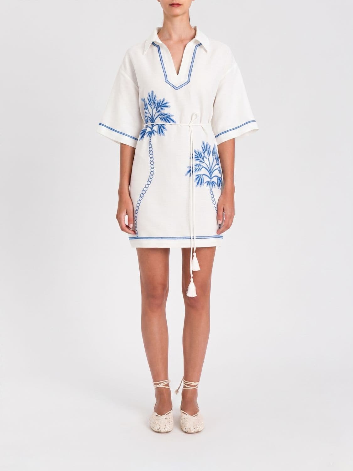 Twinset U & b Chemisier Dress in Linen Blend
