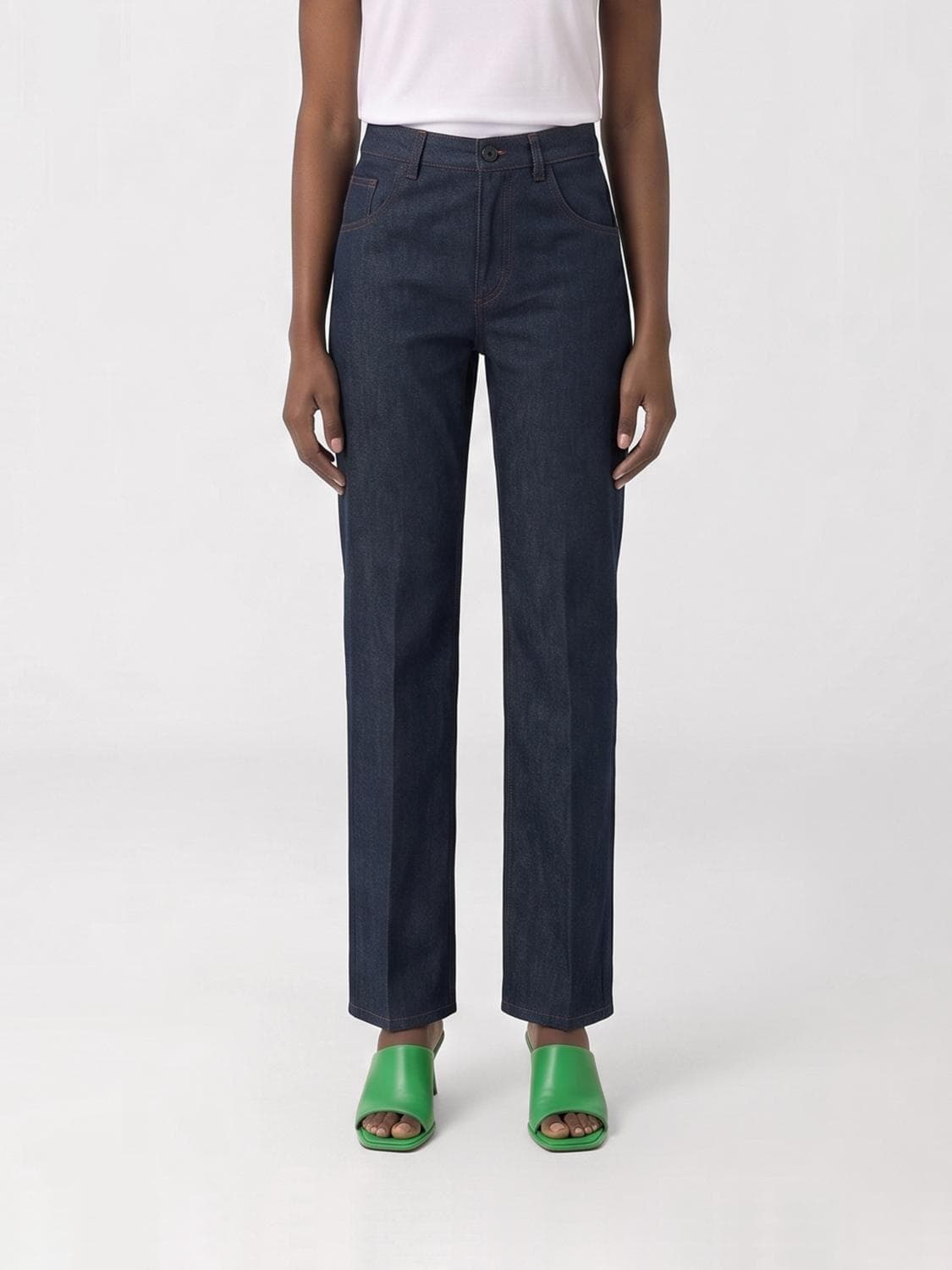 Aspesi Cotton Denim Straight Jeans