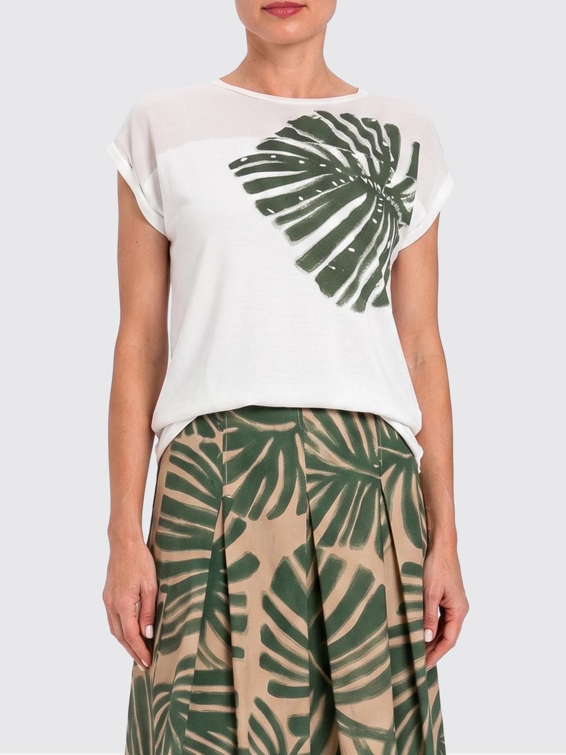 Twinset U & b Printed Viscose Top