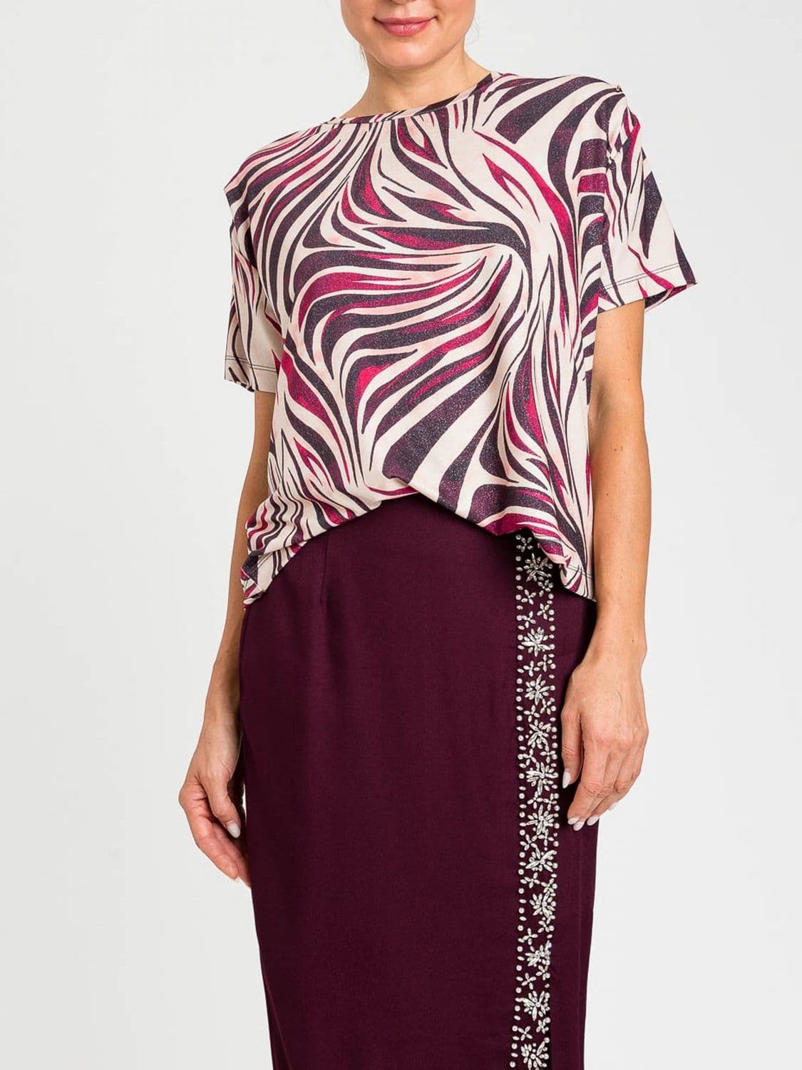 Twinset U & b Printed Polyester T-shirt