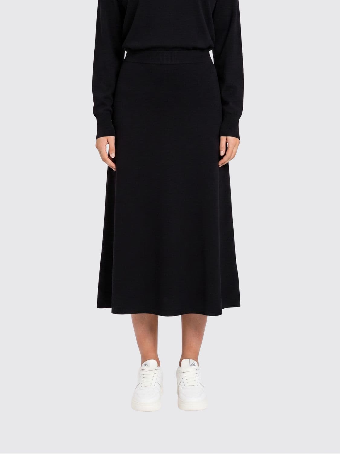 Twinset U & b Viscose Skirt with Fringes