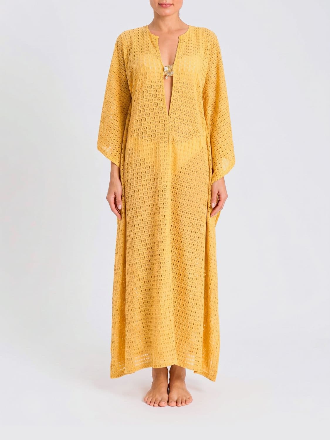 Twinset U & b Perforated Beach Dress