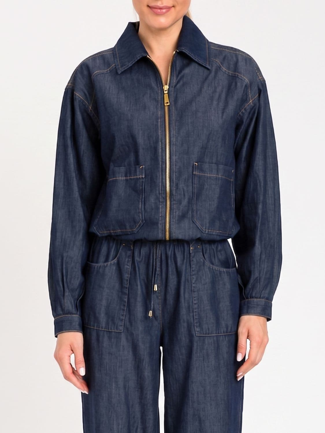 Twinset U & b Lyocell Zip Jacket