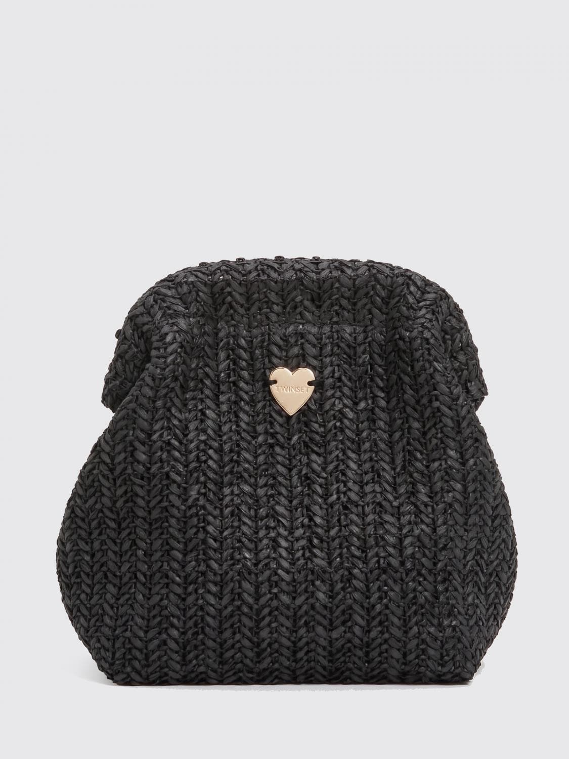 Twinset U & b Crochet Raffia Pouch · OS