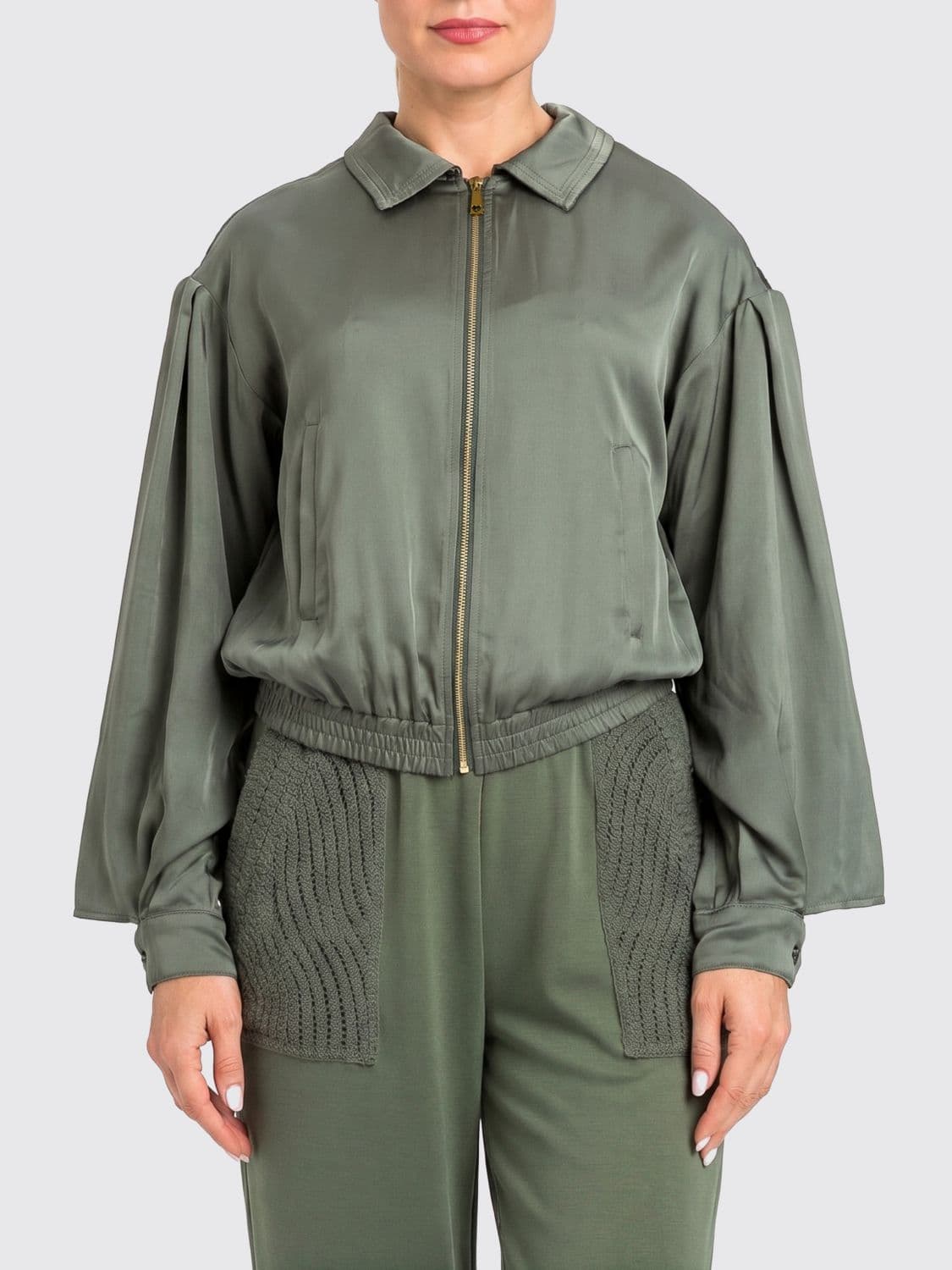 Twinset U & b Viscose Bomber Jacket