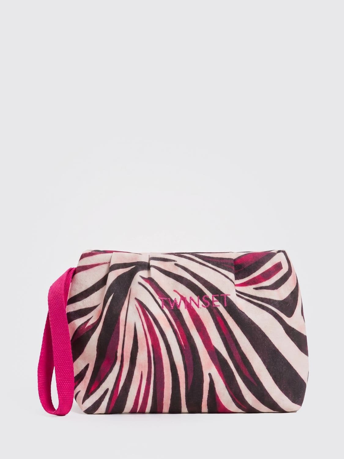 Twinset U & b Printed Cotton Canvas Pouch